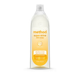 super shine liquid dish soap - coastal citron, 16 fl oz