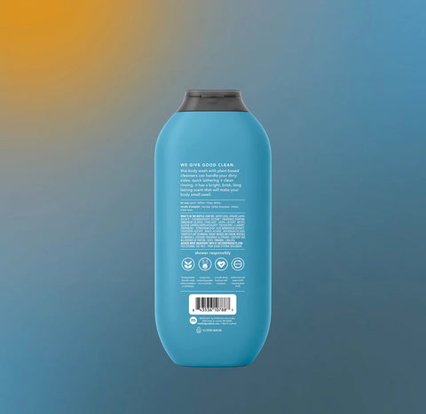 body wash - glacier + granite, 18 fl oz