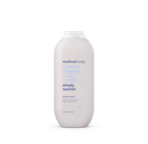 simply nourish body wash 6-count bundle, 108 fl oz