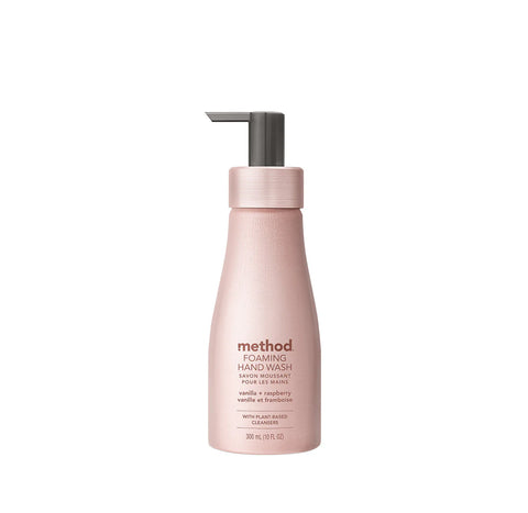 foaming hand wash - vanilla + raspberry, 10 fl oz