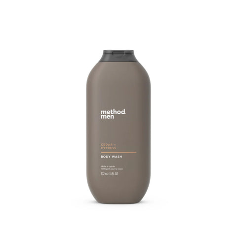 men body wash - cedar + cypress, 18 fl oz