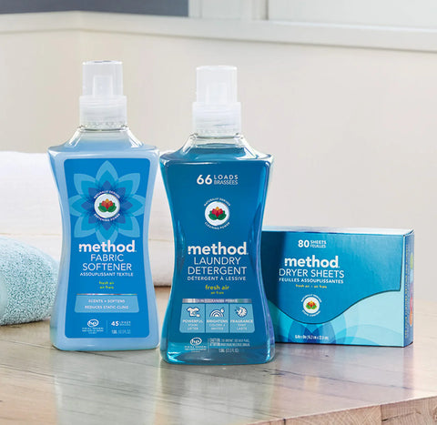 laundry detergent - fresh air, 53.5 fl oz