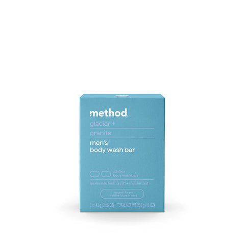 bar soap - glacier + granite, 2 bars