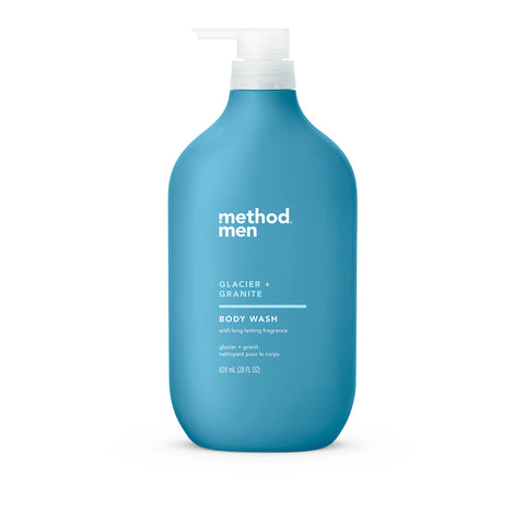 body wash - glacier + granite, 18 fl oz