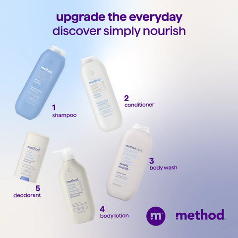 moisturizing shampoo - simply nourish, 14 fl oz
