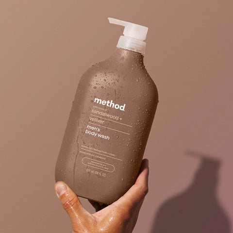 body wash - sandalwood + vetiver, 28 fl oz